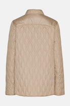 Korte Gewatteerde Jas AROS06 | Wheat | Jacket | Ilse Jacobsen