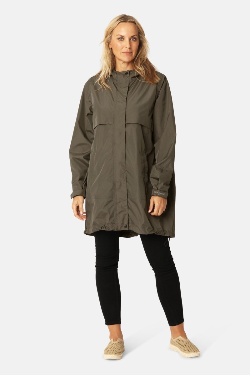 Korte Regenjas CITYRAIN03 | Tarmac | Raincoat | Ilse Jacobsen