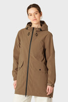 Korte Winterjas THERMAL09 | Mocca | Coat | Ilse Jacobsen