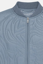 Lang Gewatteerd Jack DUNE06 | Grey Blue | Coat | Ilse Jacobsen