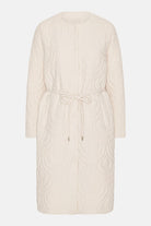 Lang Gewatteerde Jas BLOSSOM01 | Kit | Jacket | Ilse Jacobsen