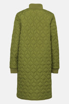Lange gewatteerde jas ART06 | Sphagnum | Coat | Ilse Jacobsen