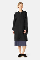 Lange Jas WOOLEN02 | Black | Coat | Ilse Jacobsen