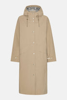 Lange Regenjas GENTLERAIN01 | Greige | Raincoat | Ilse Jacobsen
