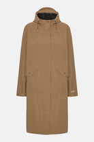 Lange Softshell Regenjas DAYBREAK03 | Mocca | Raincoat | Ilse Jacobsen