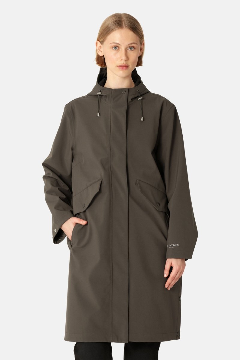 Lange Softshell Regenjas DAYBREAK03 | Wren | Raincoat | Ilse Jacobsen