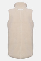Lange teddy bodywarmer met rits BONDEDPILE02 | Kit | Jacket | Ilse Jacobsen