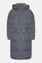 Lange Winterjas PEPPY06 | Ombre Blue | Coat | Ilse Jacobsen