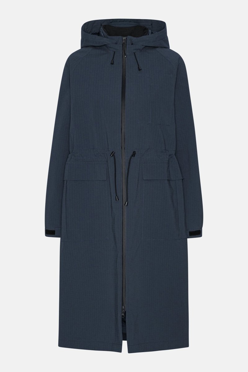 Lange Winterjas THERMAL01 | Dark Indigo | Parka | Ilse Jacobsen