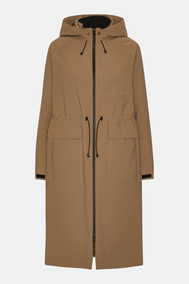 Lange Winterjas THERMAL01 | Mocca | Parka | Ilse Jacobsen