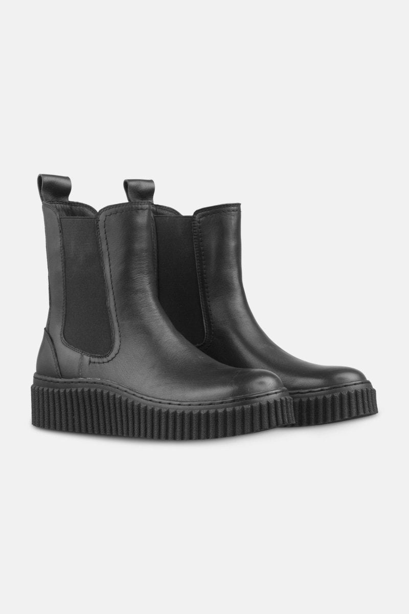 Leren chelsea boots CALIRA05 | Black Black | Shoes | Ilse Jacobsen