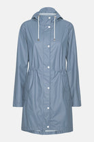 Parka Regenjas RAIN230FR | Grey Blue | Raincoat | Ilse Jacobsen