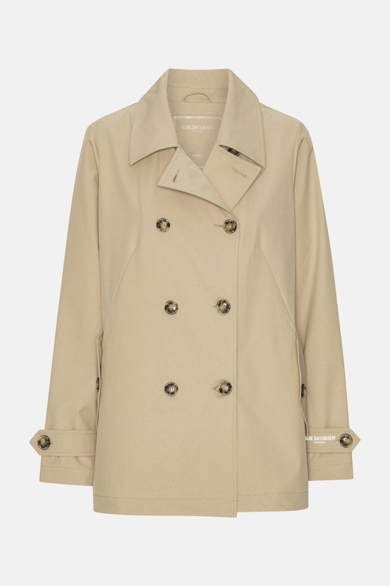Peacoat TRENCHRAIN02 | White Pepper | Coat | Ilse Jacobsen