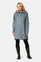 Regenjas RAIN151 | Grey Blue | Raincoat | Ilse Jacobsen