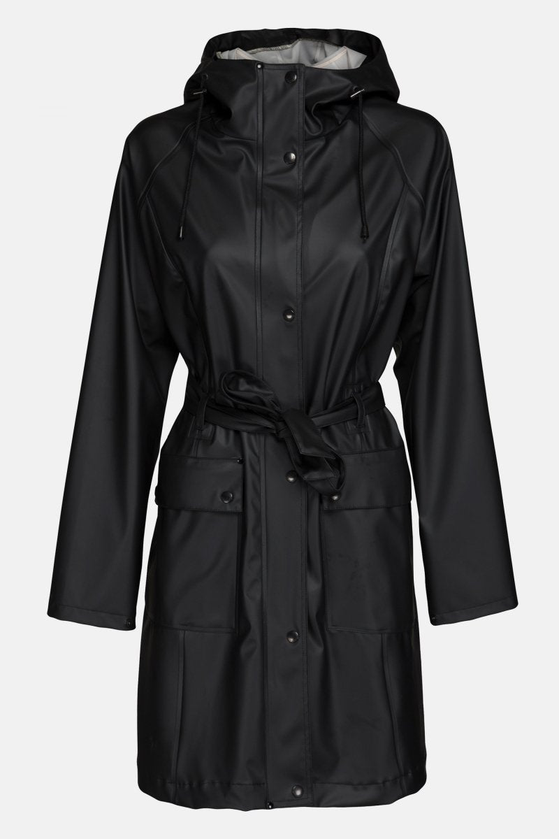 Regenjas RAIN70 | Black | Raincoat | Ilse Jacobsen
