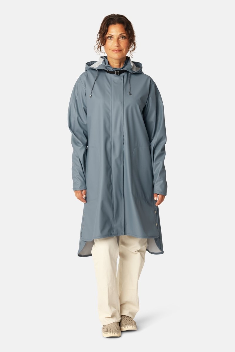 Regenjas RAIN71 | Grey Blue | Raincoat | Ilse Jacobsen