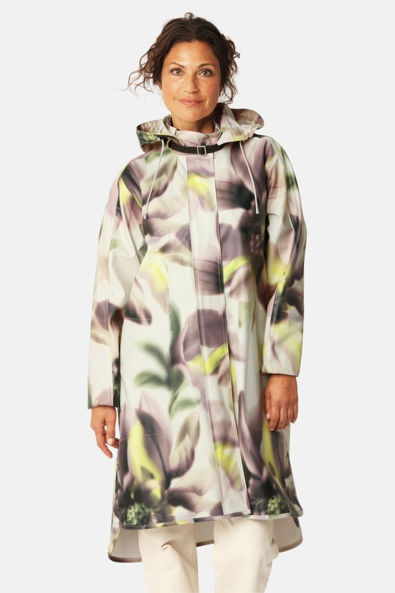 Regenjas RAIN71P | Light Photoristic Flower | Raincoat | Ilse Jacobsen