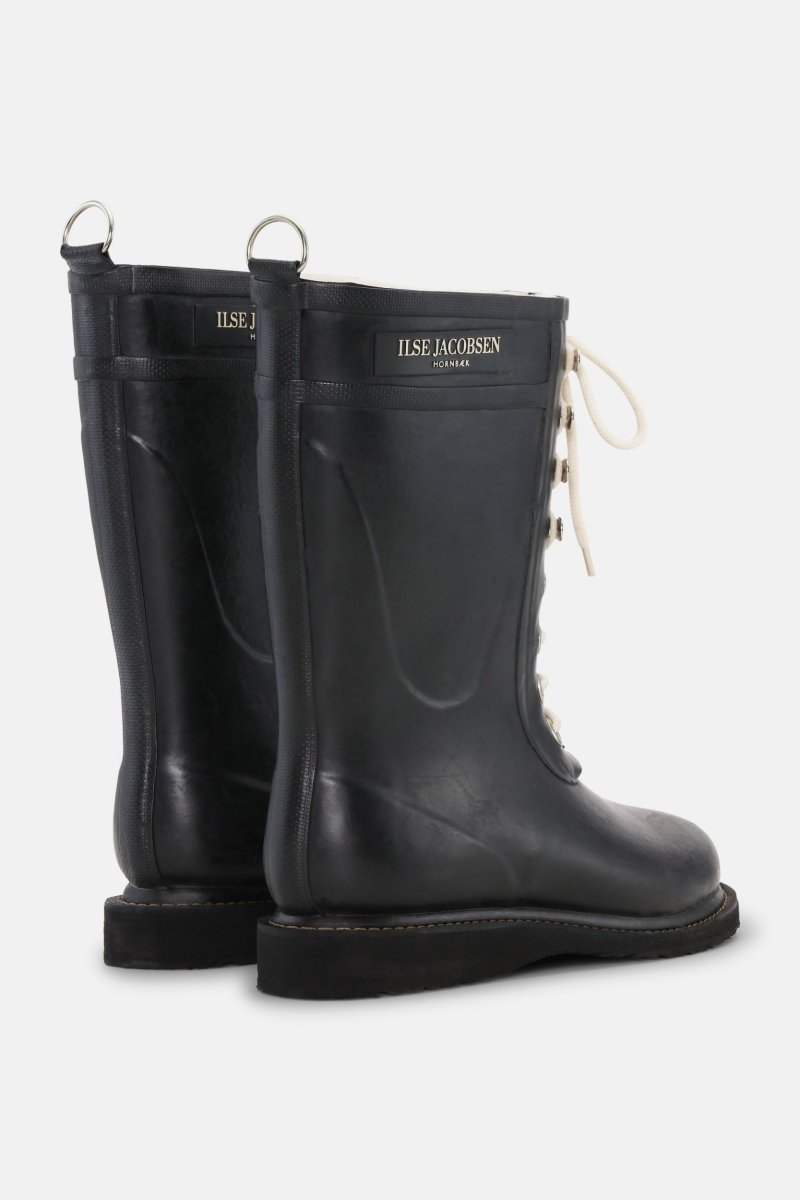 Regenlaarzen 3/4 RUB15 | Black | Rubber Boots | Ilse Jacobsen