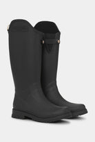 Hoge asymmetrische regenlaarzen RUBSWIFT02 | Black Black | Boots | Ilse Jacobsen