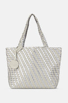 Reversible Tote Bag BAG06C | Milk Cream Silver | Bag | Ilse Jacobsen