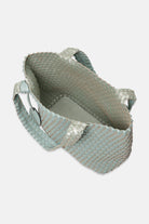 Reversible Tote bag BAG08 M | Beach Glass Metallic Mint | Bag | Ilse Jacobsen