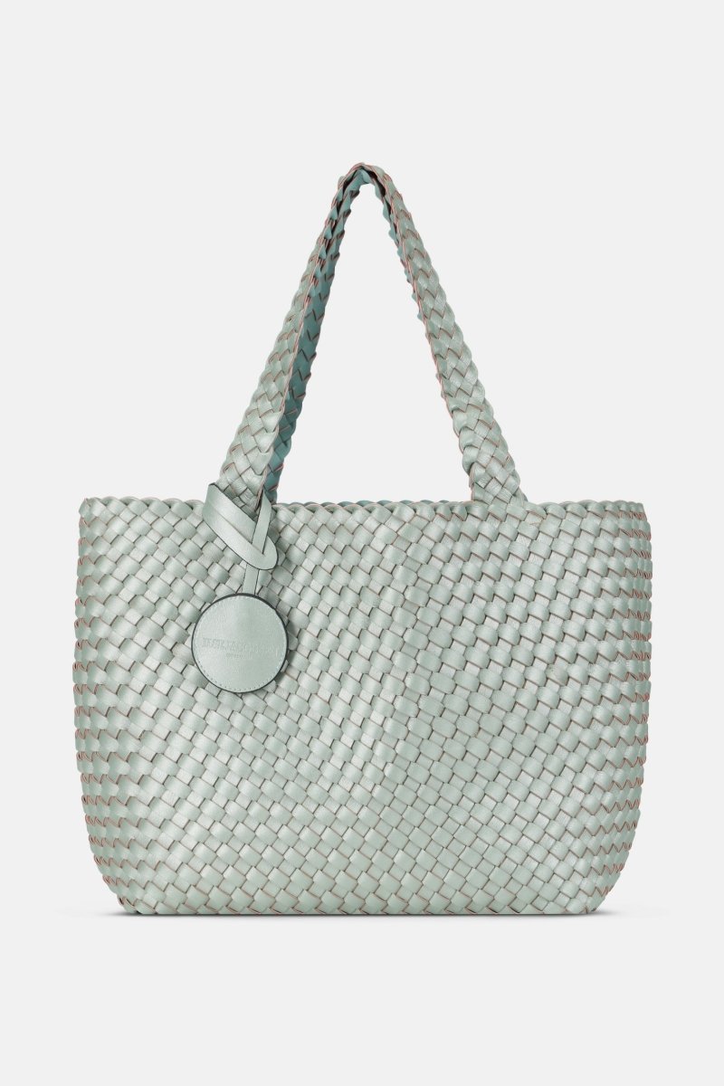 Reversible Tote bag BAG08 M | Beach Glass Metallic Mint | Bag | Ilse Jacobsen
