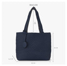 Reversible Tote bag BAG08 M | Burnt Caramel Metallic Brown | Bag | Ilse Jacobsen