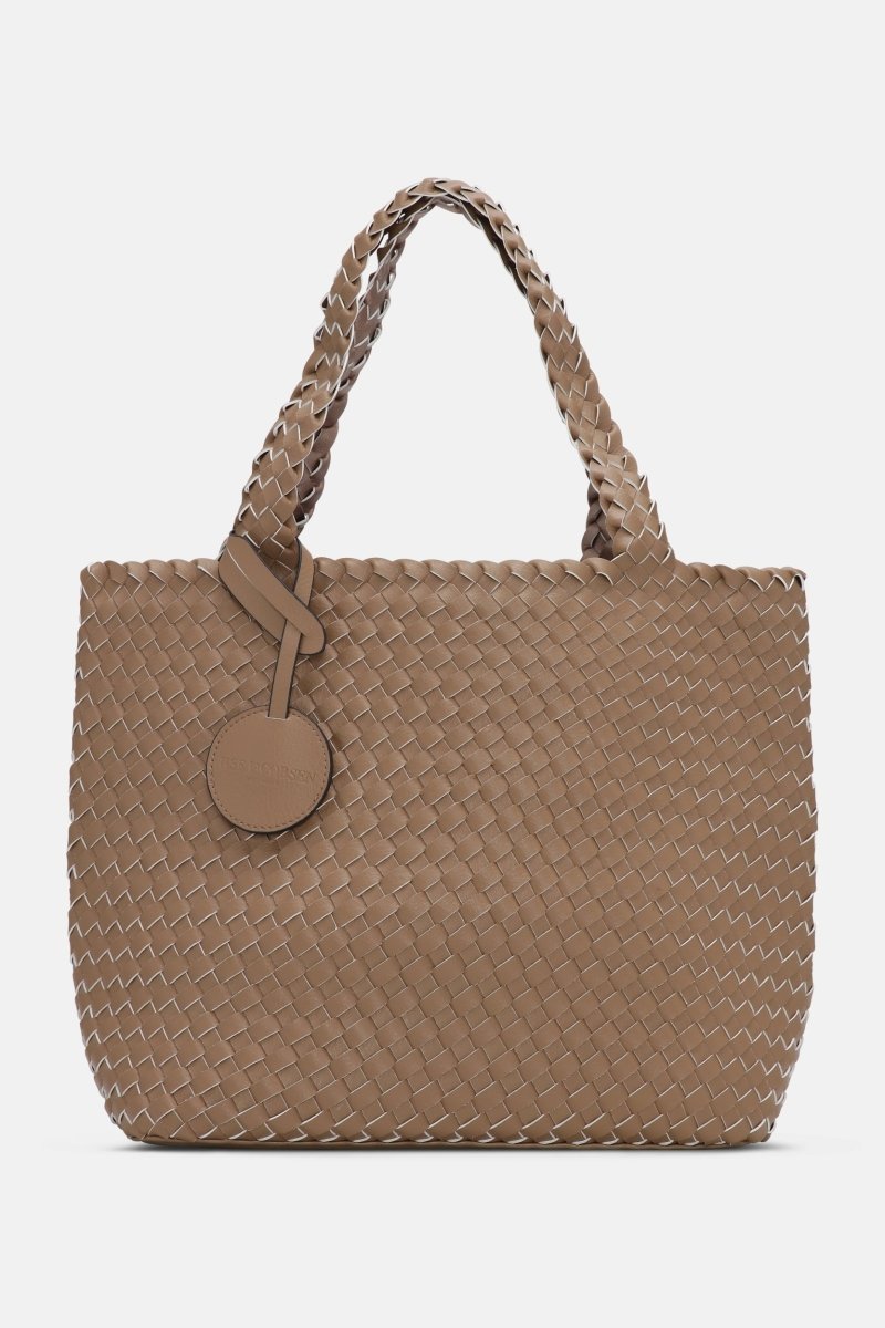 Reversible Tote Bag BAG08 M | Mocca Metallic Mocca | Bag | Ilse Jacobsen