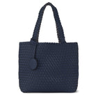 Reversible Tote bag BAG08 M | Navy Metalic Blue | Bag | Ilse Jacobsen