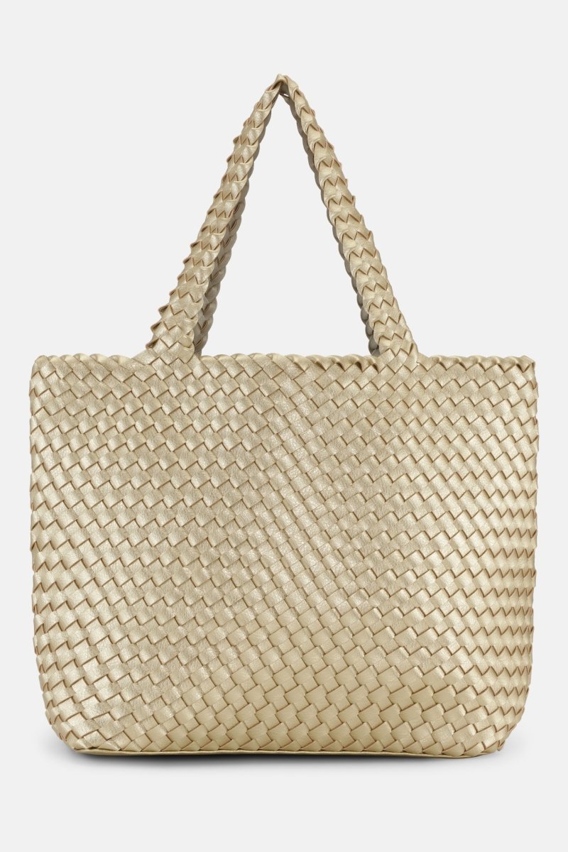 Reversible Tote bag BAG08 M | Platin Silver | Bag | Ilse Jacobsen