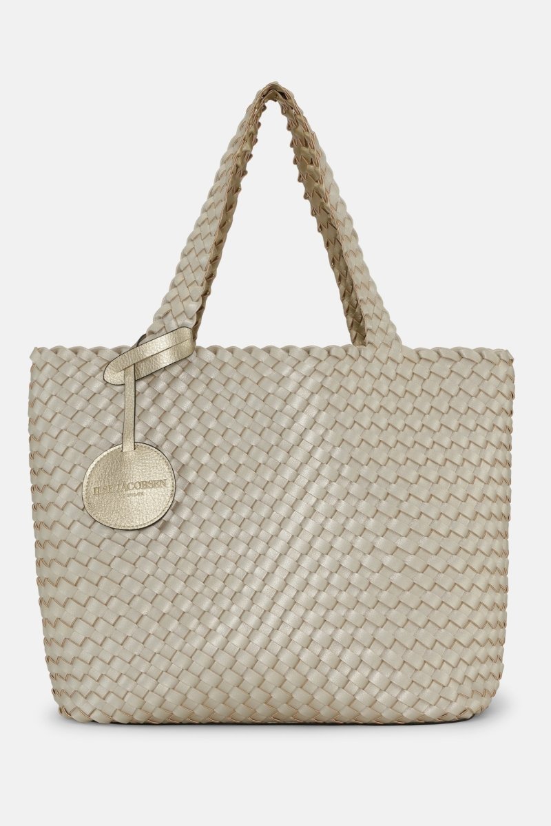 Reversible Tote bag BAG08 M | Platin Silver | Bag | Ilse Jacobsen