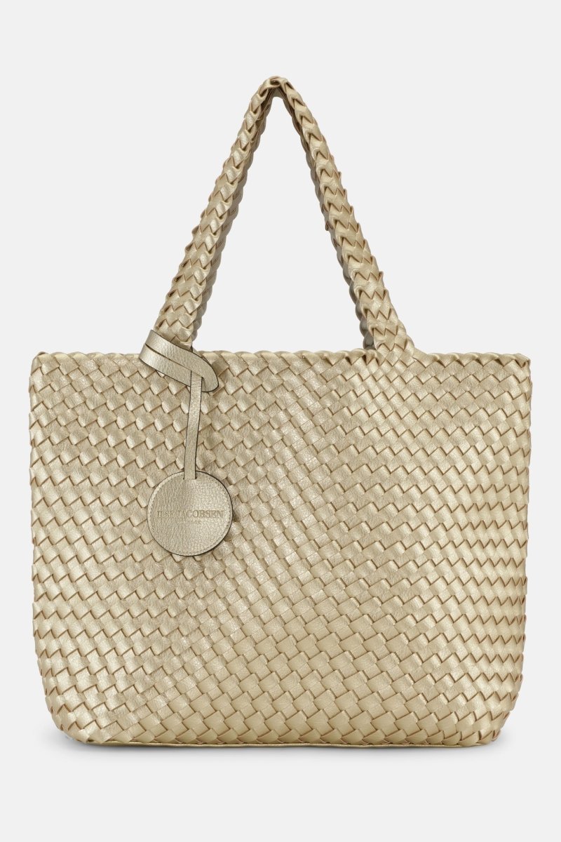 Reversible Tote bag BAG08 M | Platin Silver | Bag | Ilse Jacobsen