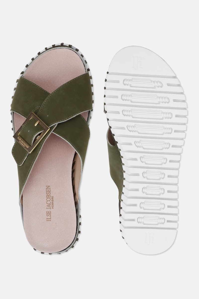Sandalen TULIP1033 - 410100 Army White | Ilse Jacobsen