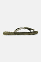 Slipper met bloem CHEERFUL16F | Army | Flip Flop | Ilse Jacobsen