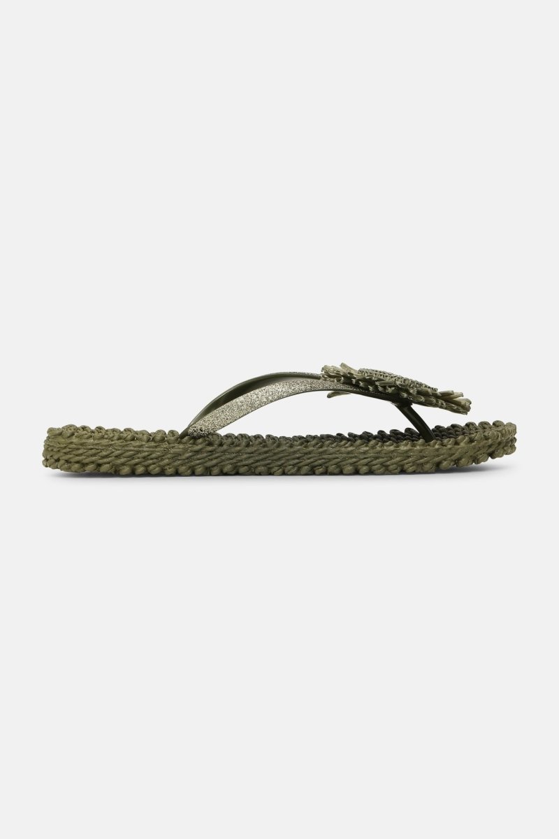 Slipper met bloem CHEERFUL16F | Army | Flip Flop | Ilse Jacobsen