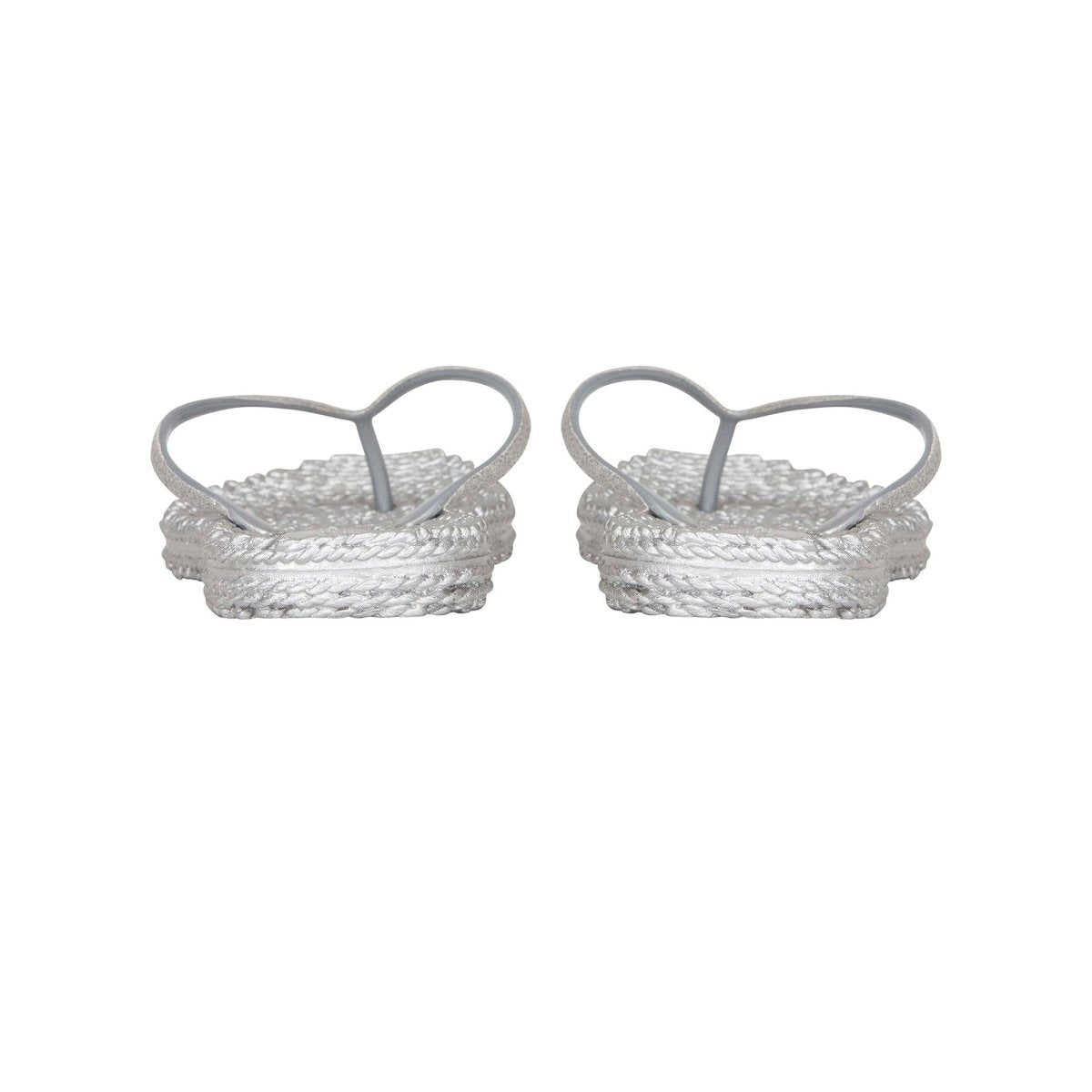 Slipper met glitter CHEERFUL01 | Silver | Flip Flop | Ilse Jacobsen