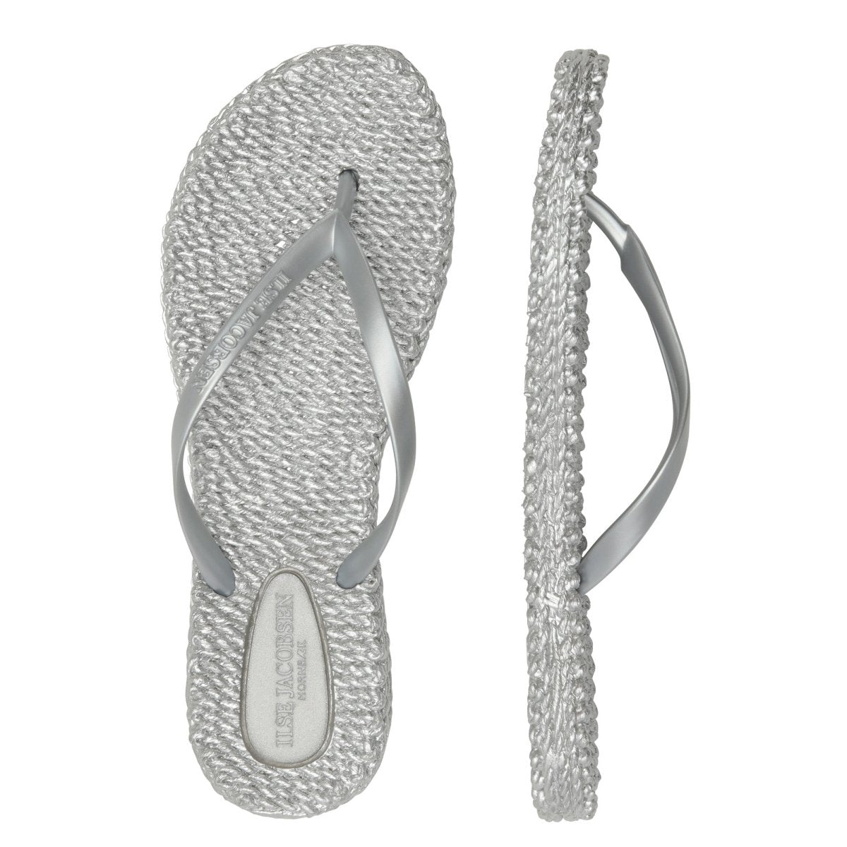 Slippers CHEERFUL02 | Silver | Flip Flop | Ilse Jacobsen