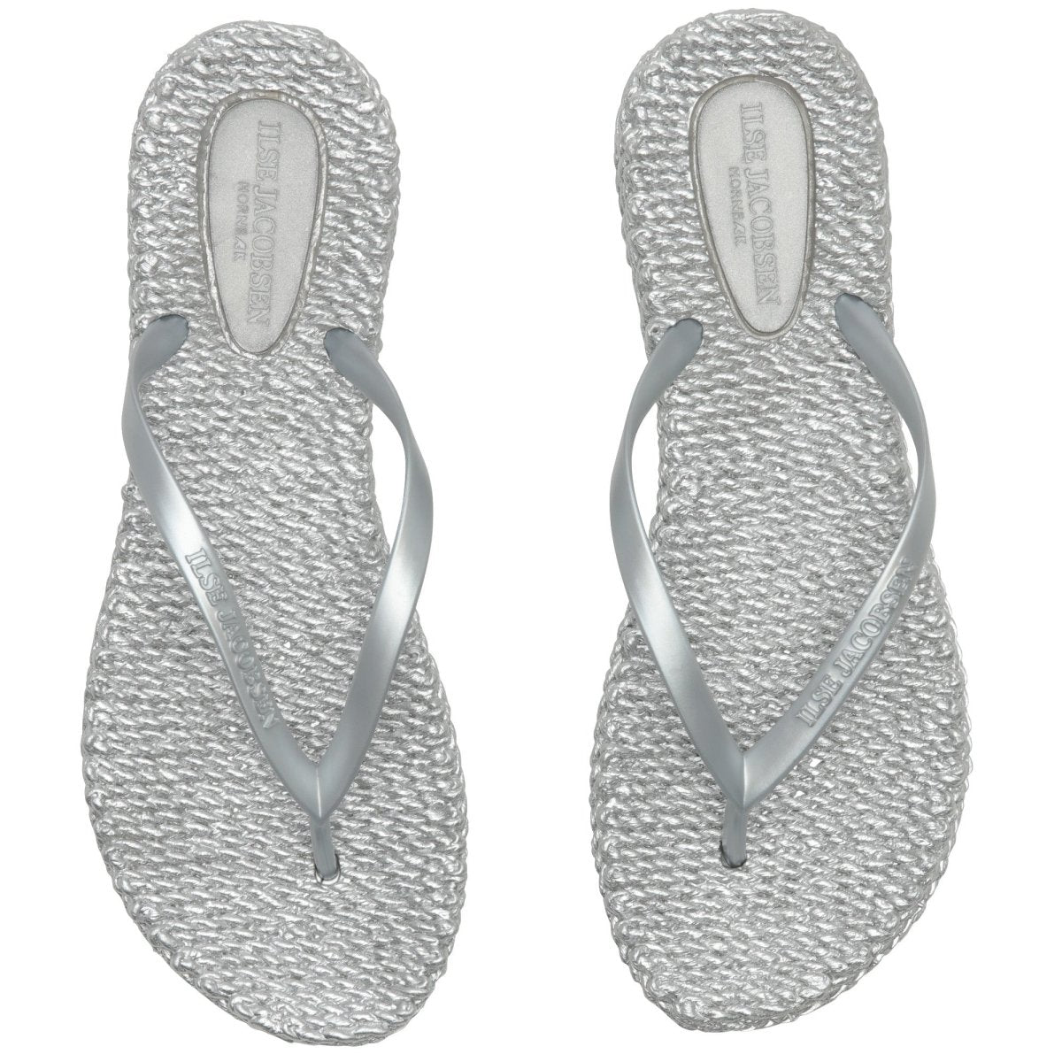 Slippers CHEERFUL02 | Silver | Flip Flop | Ilse Jacobsen
