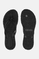 Slippers met Bloem CHEERFUL17F | Black | Shoes | Ilse Jacobsen