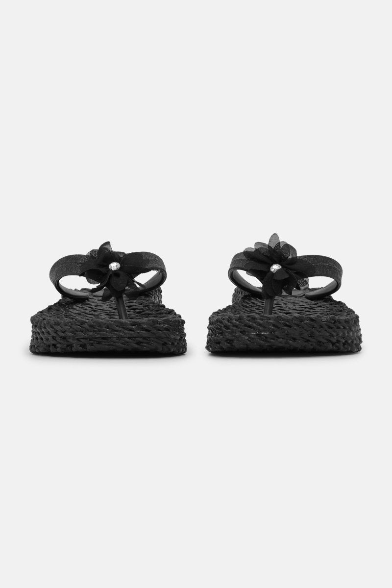 Slippers met Bloem CHEERFUL17F | Ilse Jacobsen