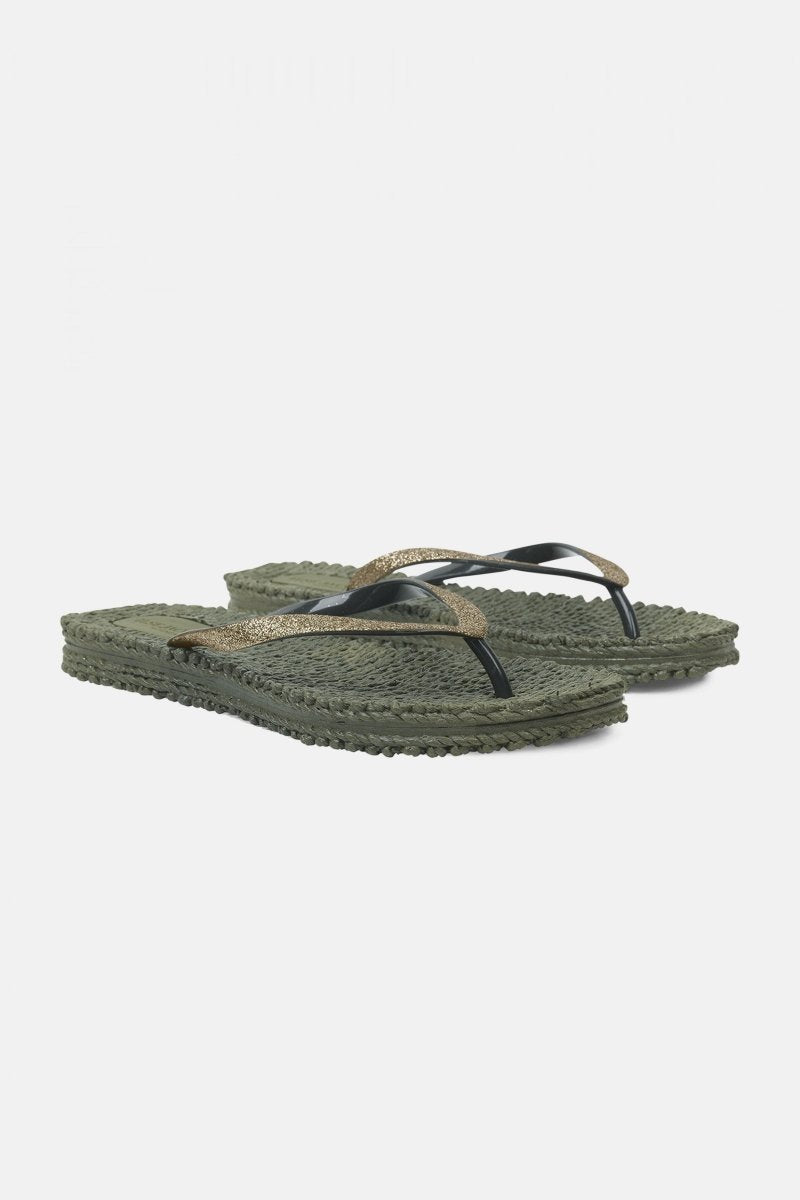 Slippers met glitter CHEERFUL01 | Army | Flip Flop | Ilse Jacobsen