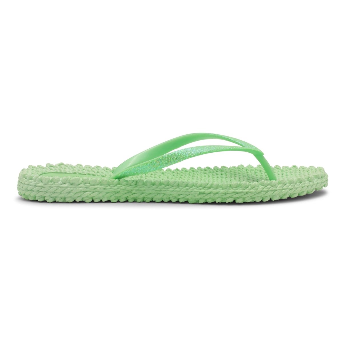Slippers met glitter CHEERFUL01 | Bright Green | Flip Flop | Ilse Jacobsen