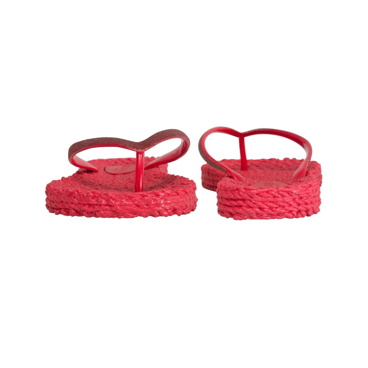 Slippers met glitter CHEERFUL01 | Deep Red | Flip Flop | Ilse Jacobsen