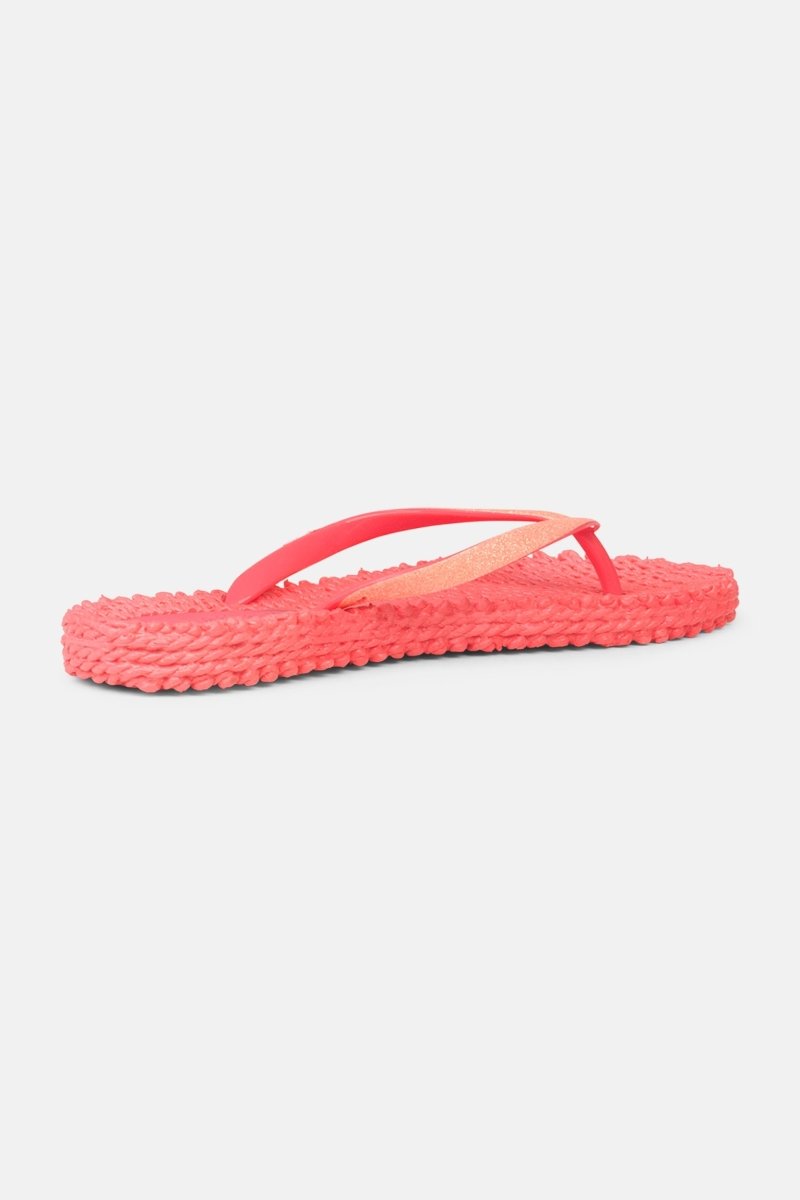Slippers met glitter CHEERFUL01 | Indian Red | Flip Flop | Ilse Jacobsen