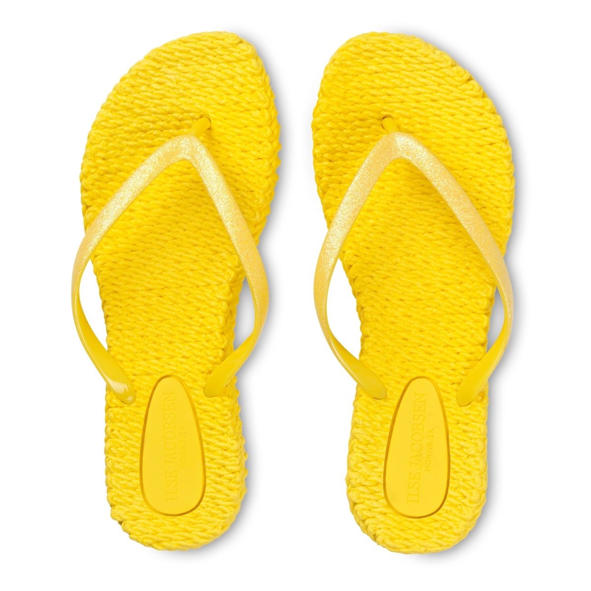 Slippers met glitter CHEERFUL01 | Yellow | Flip Flop | Ilse Jacobsen
