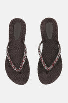 Slippers met glitter CHEERFUL03G | Prune | Flip Flop | Ilse Jacobsen