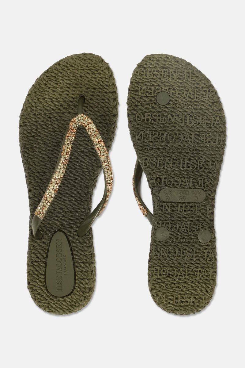 Slippers met glitters CHEERFUL03C | Army | Shoes | Ilse Jacobsen