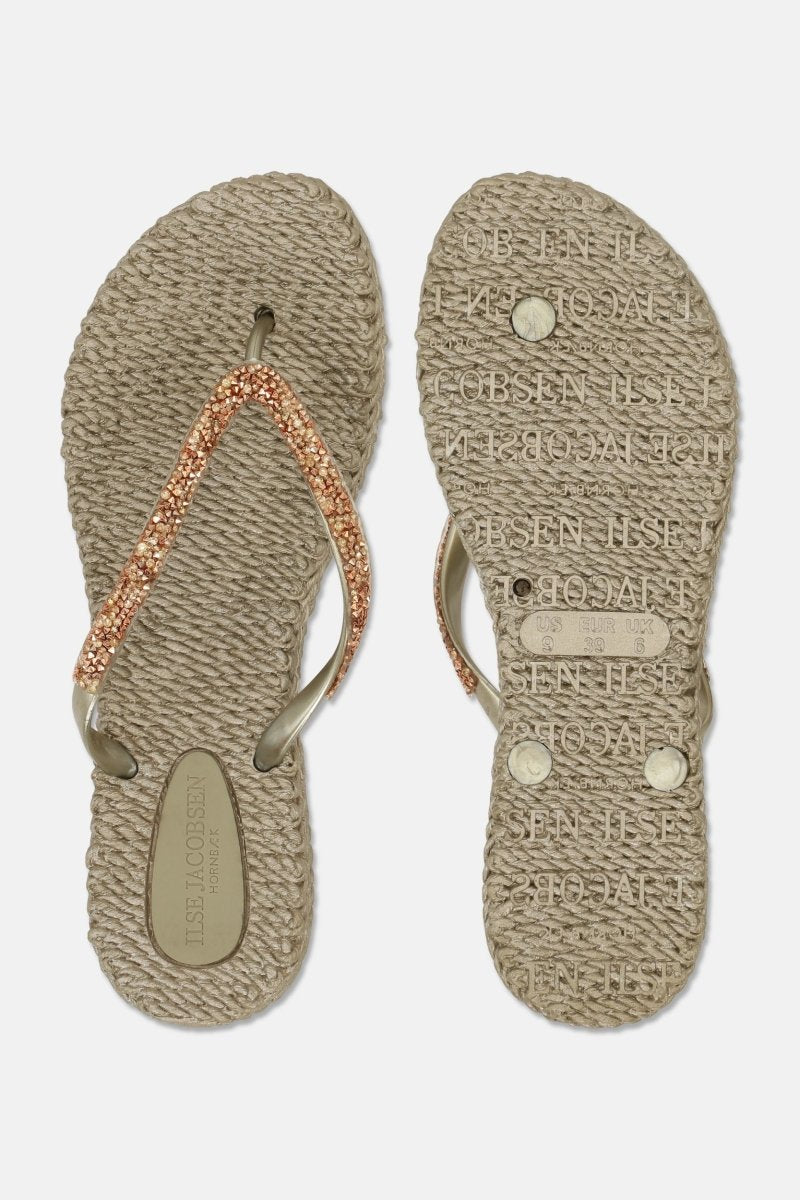 Slippers met glitters CHEERFUL03C | Platin | Shoes | Ilse Jacobsen