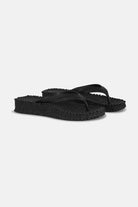 Slippers met lichte plateauzool CHEERFUL13 | Black | Flip Flop | Ilse Jacobsen