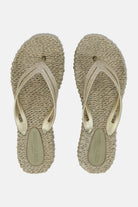 Slippers met lichte plateauzool CHEERFUL13 | Platin | Flip Flop | Ilse Jacobsen